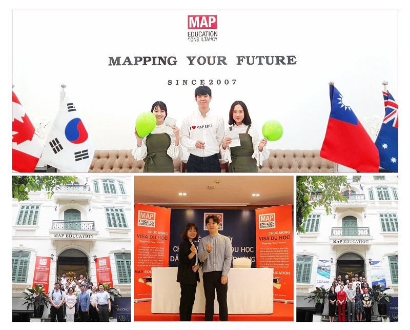 Sinh viên MAP được học tập cùng giáo viên Hàn Quốc bản xứ và thường xuyên có cơ hội gặp gỡ đại diện các trường ĐH ở Hàn Quốc về thăm